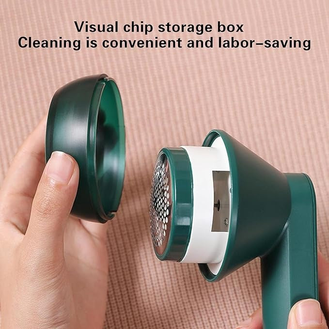 Electric Lint Remover for Clothing | Anti-Pilling Razor & Hair Ball Trimmer – Rechargeable Plush Sweater & Coat Fabric Shaver